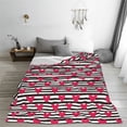 thumbnail image 5 of Pofeuu Hearts And Lines Print Ultra-Soft Micro Fleece Blanket,for Bed Or Sofa,All Season Throw Blankets Flannel Blanket-60"x50", 5 of 7