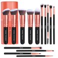 thumbnail image 1 of BS-MALL Makeup Brushes Premium Synthetic Foundation Powder Concealers Eye Shadows Makeup 14 Pcs Brush Set, Rose Golden, 1 Count, 1 of 6