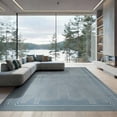 thumbnail image 2 of ODIKA 8'x10' Washable Area Rug Non-Shedding, Easy Care, Geometric Abstract Line With Interlocking Grid And Minimalist Border for King Size Bedroom Under Bed, Master Suite, 2 of 7