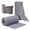 Grey, variant on Reusable Microfiber Cleaning Cloth Roll - 2 Pack Absorbent Tear-Away Towels for Kitchen, Car, Glass, Lint-Free