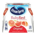 thumbnail image 3 of (4 pack) Ocean Spray® Ruby Red Grapefruit Juice Drinks, 10 fl oz Bottles, 6 Count, 3 of 10