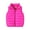Hot Pink, variant on Staki Purple Vest Kids Girls Puffer Vest Kids Padded Gilet Winter Quilted Jackets Fashion Outwear(Yellow,4-5 Years)