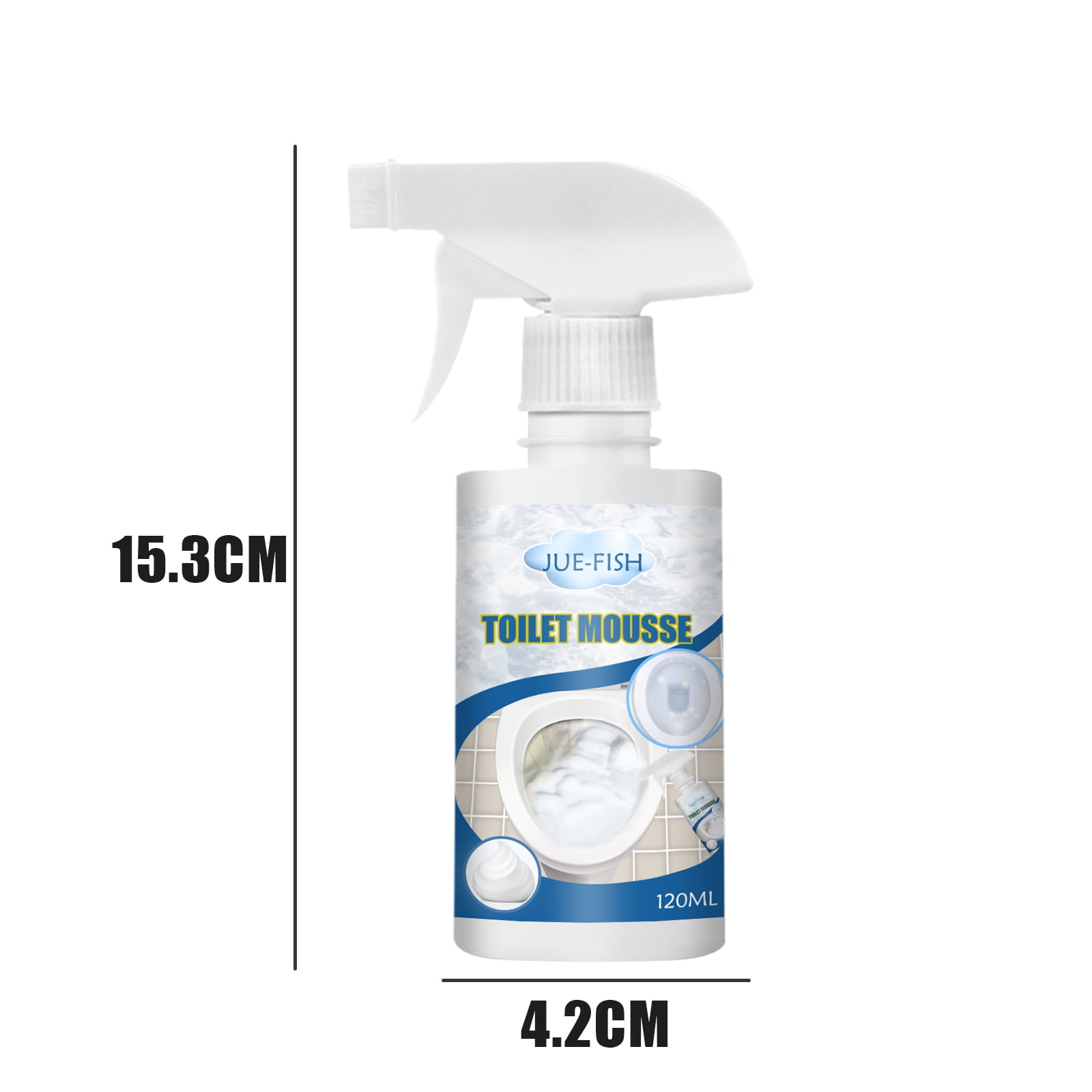 Buy 60ml Household Toilet Bubble Cleaner Splash Water Foam Cleaning ...