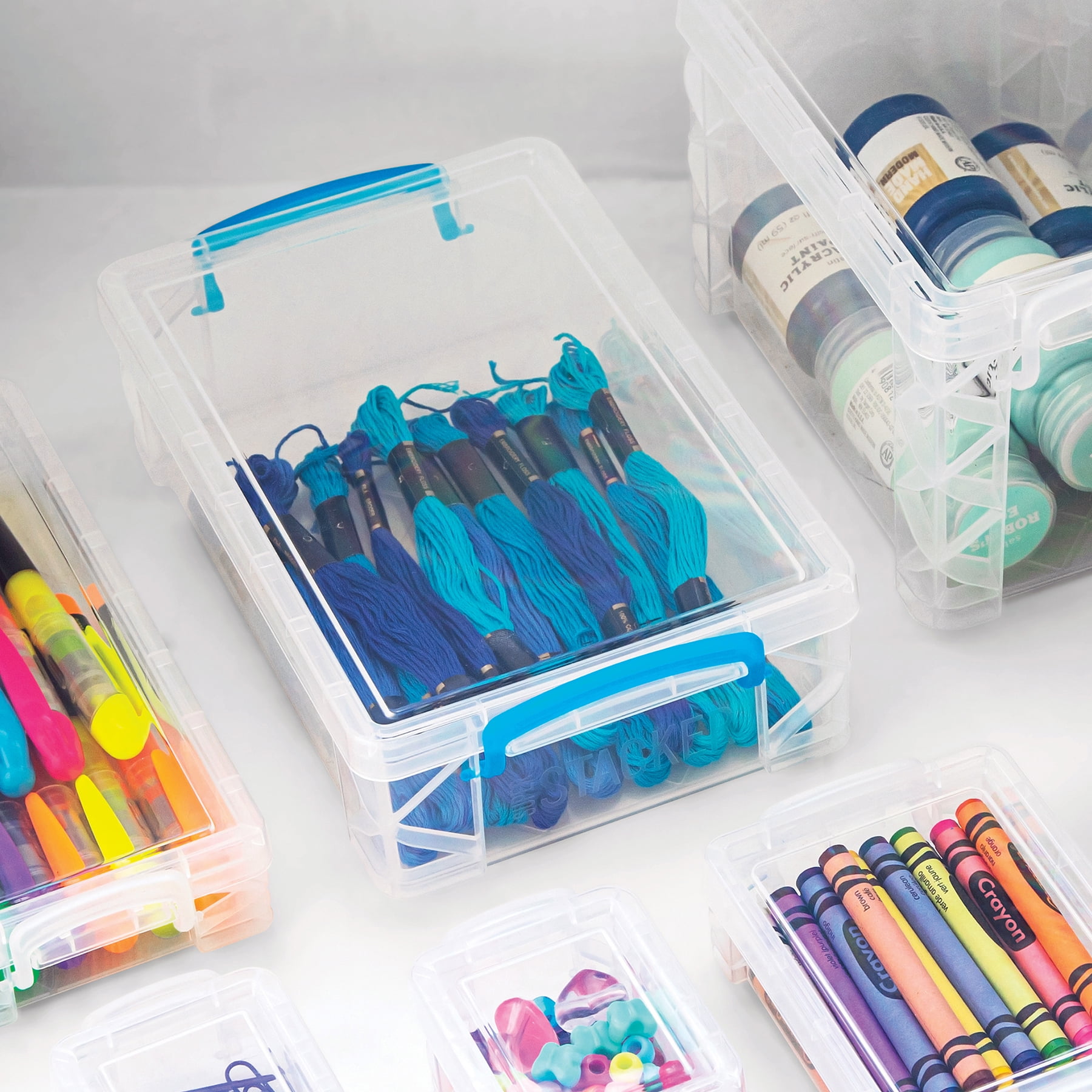 Super Stacker Large Pencil Box, Pack of 3