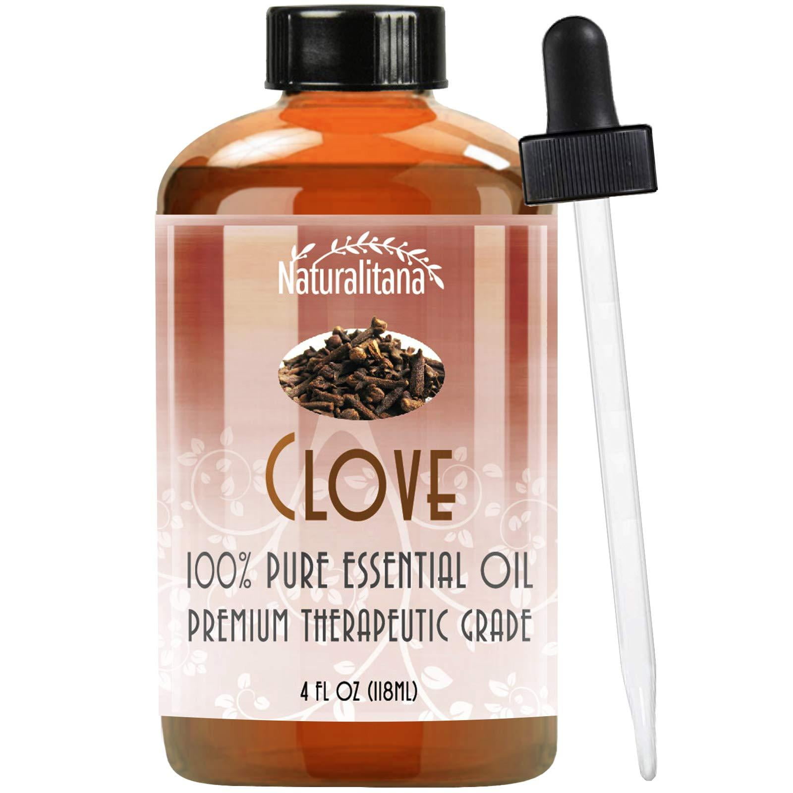 Best Clove Essential Oil (4oz Bulk Clove Oil) Aromatherapy Clove Essential Oil for Diffuser, Soap, Bath Bombs, Candles, and More!. 4 Fl Oz (Pack of 1)