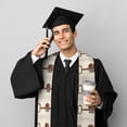 thumbnail image 5 of Zufioo Books Key To Knowledge Print Graduation Shawl Ribbon, Graduation Ribbon for Male and Female Graduates-Flattened, 5 of 7