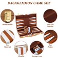 thumbnail image 4 of Funda clásica de piel sintética Backgammon Set RERIVER 2 Players, 4 of 7