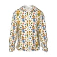 thumbnail image 1 of Balery Harvest Scarecrow Pattern Sudadera ligera de manga larga con capucha y protección solar UPF 50+ para hombre y mujer, ideal para pesca y running-Small, 1 of 7