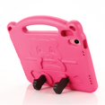 thumbnail image 4 of Decase Kids Case for iPad 10th Generation 10.9 inch Case Boys Girls, Cute Bear Panda Shockproof LightWeight EVA Foam Bumper Protective Handle Stand Boys Girls Kid-Friendly Skinshell Case, Rose, 4 of 8