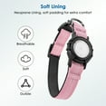 thumbnail image 5 of Rechale Dog Tracker Collar with Tracker(Only IOS),Reflective & Waterproof Adjustable Dog Collar, Secure Fit for Small Medium Large Dogs, Durable Nylon Pet Collar, Durable Nylon Design(Pink L), 5 of 8