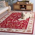 thumbnail image 3 of Safavieh Easy Care Myrtle Floral Area Rug, Red/Ivory, 6' x 9', 3 of 12