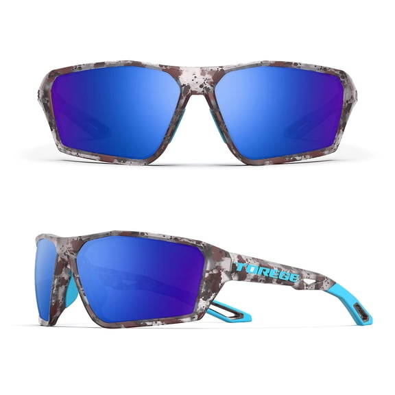 TOREGE Sports Polarized Unisex Sunglasses for fishing cycling running golfing Sunglasses Durable Lens