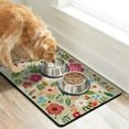 thumbnail image 2 of Dog Food Mats for Floors, Absorbent Quick Dry Pet Cat Food Mat, Dog Bowl Mats for Food and Water Dispenser Mat, Eco-Friendly Dog Accessories Pet Supplies 16"x24", 2 of 6