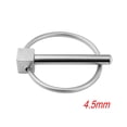thumbnail image 6 of DAMIFU Marine Hardware Spring Safety Stop Quick Pin 45Mm Stainless Steel Pin Set Of 2, 6 of 8
