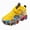 Yellow, variant on NOLDARES Little & Big Kids Shoes Breathable Sneakers for Boys Girls Athletic Running Shoes(White,D)