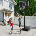 thumbnail image 3 of Costway 6.9-8.5 FT Portable Outdoor Basketball Hoop with Shatterproof PC Backboard, 3 of 10