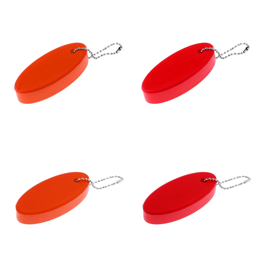 FREE SHIPPING! Details about   Orange Foam Floating Key Chain Key Floats 2-Pack NEW 