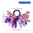 thumbnail image 5 of BQBQERT Pack of 2 Hair Clip for Little Princesses Rainbow Curly Ribbon Sweet Styles Photo Props, 5 of 8