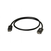 C2G 54326 DisplayPort to HDMI Adapter Cable M/M, TAA Compliant, Black (6 Feet, 1.82 Meters)