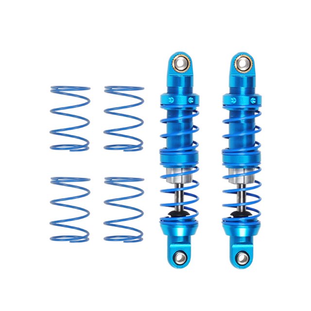 Reemplazo de 2 piezas para TRX4 Crawler 1/10 RC Car Oil Amortiguador de metal ajustable Amortiguador ensamblado Guardurnaity FN0204-01B