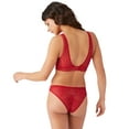 thumbnail image 3 of b.tempt'd by Wacoal Women's No Strings Attached Bralette, Crimson Red, Small, 3 of 3