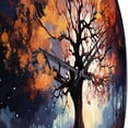 thumbnail image 5 of Designart "Orange Blue magic Maple Trees" Landscapes Oversized Wall Clock, 5 of 5