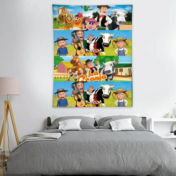 La Granja De Zenon Tapestry - Poster Decoration Wall Art Background Large Bedroom Hanging Birthday Party Decoration 30x40in