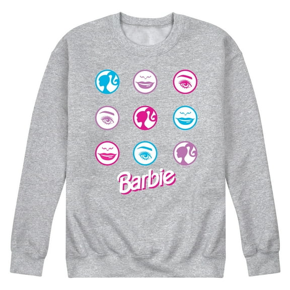 Barbie - Iconic Features of Barbie - Men's Crew Neck Fleece Pullover