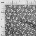 thumbnail image 2 of oneOone Polyester Spandex Gray Fabric Floral Craft Projects Decor Fabric Printed By The Yard 56 Inch Wide, 2 of 4