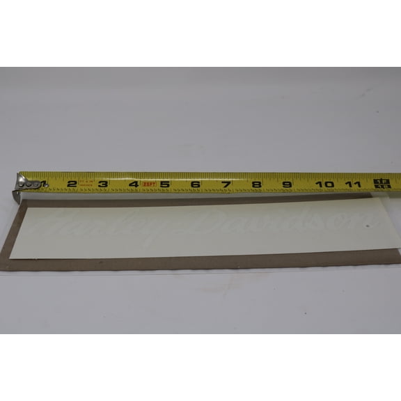 NEW OEM HARLEY XR750 XR-750 WHITE SCRIPT FUEL GAS TANK DECAL 61571-74R