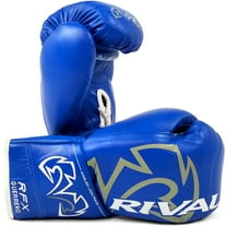 Rival Boxing RFX-Guerrero SF-H Lace-Up Pro Fight Gloves - 8 oz. - Blue