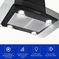 thumbnail image 4 of Island Range Hood 30-inch Kitchen 3-Speed Extractor Fan Vent Hood Airflow 900CFM, 4 of 10