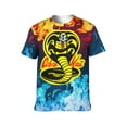 thumbnail image 6 of Cobra Kai T-Shirts for Men Women, Funny Novelty Tee for Adults, Fashion 3D Print Short Sleeve, Unisex Casual Crew Neck Tee, 6 of 8
