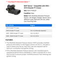 thumbnail image 2 of MAP Sensor - Compatible with 2003 - 2010 Chrysler PT Cruiser 2004 2005 2006 2007 2008 2009, 2 of 2