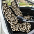 thumbnail image 4 of Animal Cheetah Print Set of 2 Car Seat Covers Seat for Carseats Front Seat Auto Car Interior Accessories Universal 2 Piece, 4 of 5
