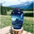 thumbnail image 4 of Moonlit Mountain Majesty - Large Urns For Human Ashes - Cremation Urns For Men - Urn For Human Ashes - Burial Urns For Adult Human Ashes (10inch), 4 of 5