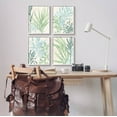 thumbnail image 2 of Stupell Industries Layered Plants Botanical Leaves Graphic Art White Framed Art Print Wall Art, Set of 4, Design by June Erica Vess, 2 of 7