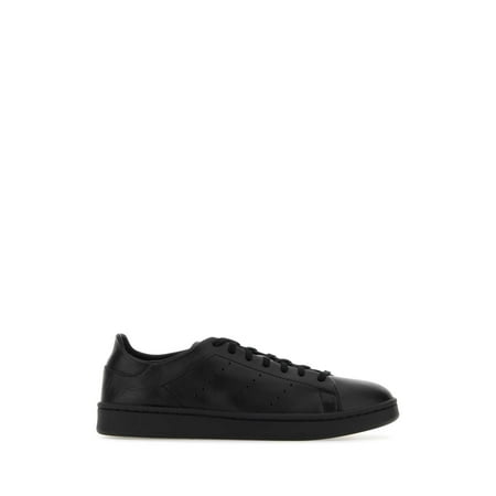 Y3 Yamamoto Unisex Black Leather Stan Smith Sneakers