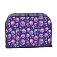 thumbnail image 2 of Haiem Skull rainbow color Print Toaster Covers 2 Slice Wide Slot,Bread Dust Cover & Fingerprint Protection,Bread Machine Cover,Appliance Covers, 2 of 7