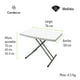 thumbnail image 3 of Mesa de SERVICIO PLEGABLE GARDECOR Altura ajustable MESA-04, 3 of 7