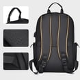 thumbnail image 6 of FUZHIQ School Backpack for 7th 8th 9th 10th Grade, Minimalist Multi Pocket Bookbag with Water Resistant Fabric & Padded Straps, Large Capacity Middle High School Backpack, Black, 6 of 8