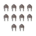 thumbnail image 2 of Xinyolin Halloween Skull Cross Nail Art: 10Pcs 3D Metal Charms Gothic Punk Style Nail Decoration Accessories, 2 of 8