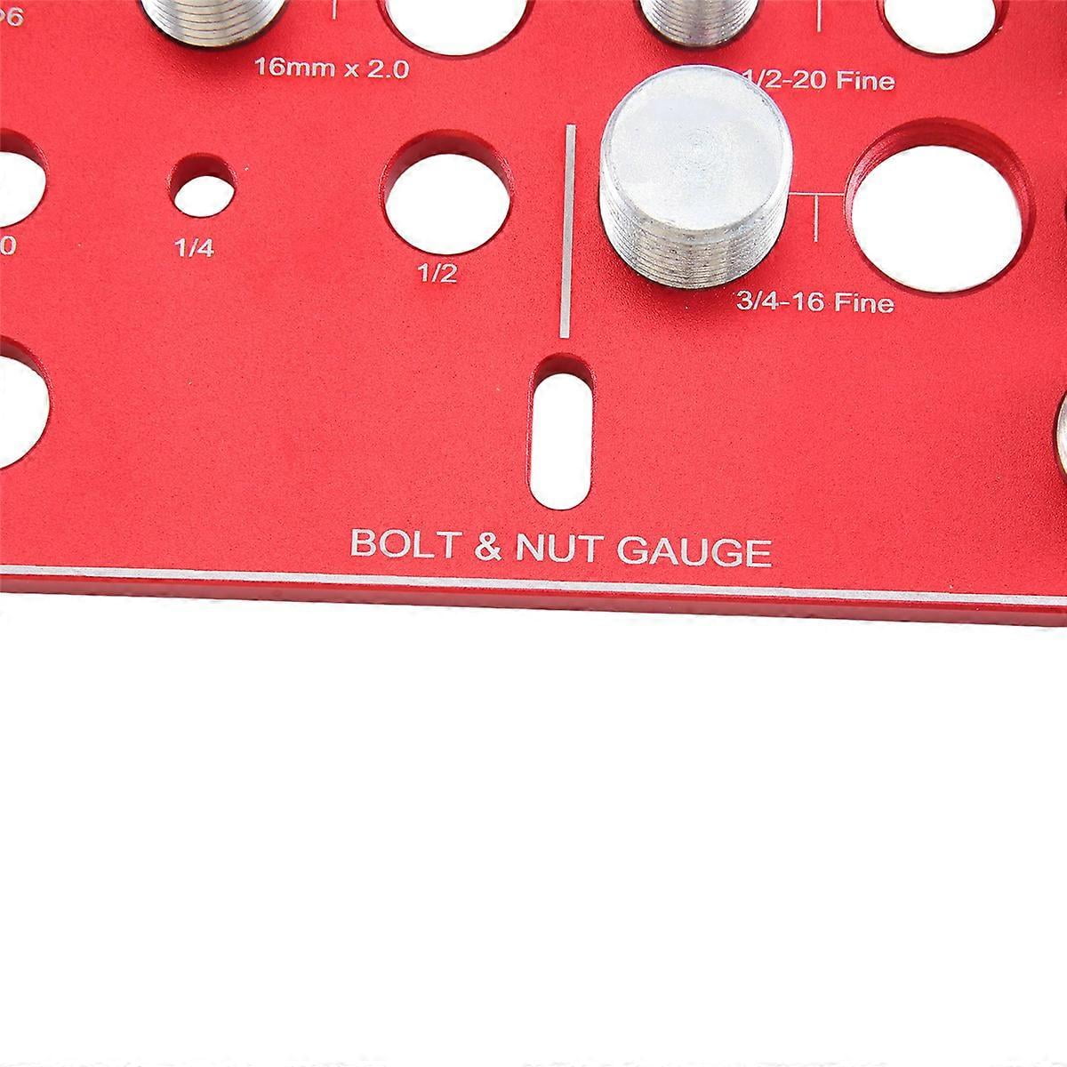 34Hole Nut and Bolt Thread Checker,Thread Checker,Bolt Size and Thread ...