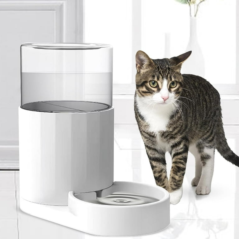 Automatic Pet Waterer Gravity Water Dispenser 100 BPA Free Large Capacity Water Feeder for Cats and Small and Medium Sized Dogs 3L Without Filter Walmart