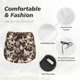 thumbnail image 4 of Yiaed Pug Print Women's Running Shorts with Liner 3 Zipper Pockets Elastic Workout Athletic Gym Yoga Shorts-XX-Large, 4 of 7