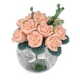 thumbnail image 1 of Casa de muñecas en miniatura Jadeshay 1:12 con flores de arcilla, 1 of 14