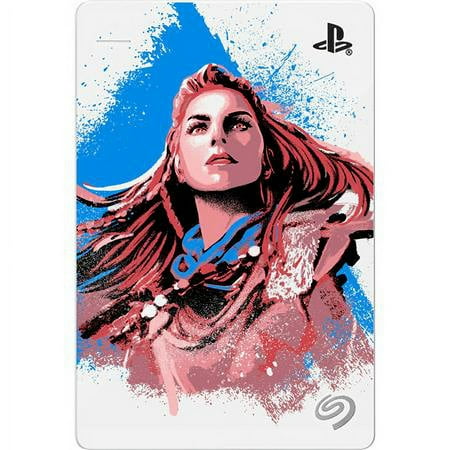 Seagate - Game Drive for PlayStation Consoles Horizon Forbidden West LE 5TB External USB 3.2 Gen 1 Portable Hard Drive - White