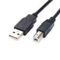 thumbnail image 4 of 10 Piezas USB 2.0 Impresora Cable Escáner USB Tipo Cable Carga Rápida Nylon 0.3 metros shamjiam  Cable de impresora, 4 of 9