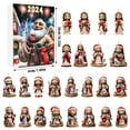 thumbnail image 3 of Christmas Nativity Advent Calendar with 24 Hanging Ornaments, Acrylic Nativity Countdown Decorations for Tree or Wall, Religious Christmas Gift for Families, Kids & Churches, 3 of 4