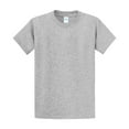 thumbnail image 5 of Port & Company Men's Classic Fit Tall Essential Cotton T-Shirt Ash 2X-Large Tall, 5 of 6